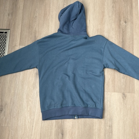 Zara blue boys zip up hoodie size 11-12 - Picture 3 of 4